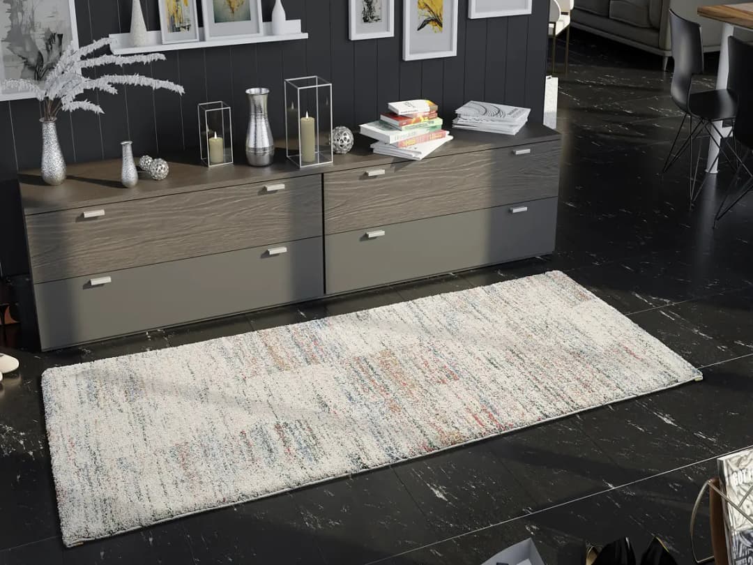 Läufer Moss Line 80 x 200cm Beige | Beige