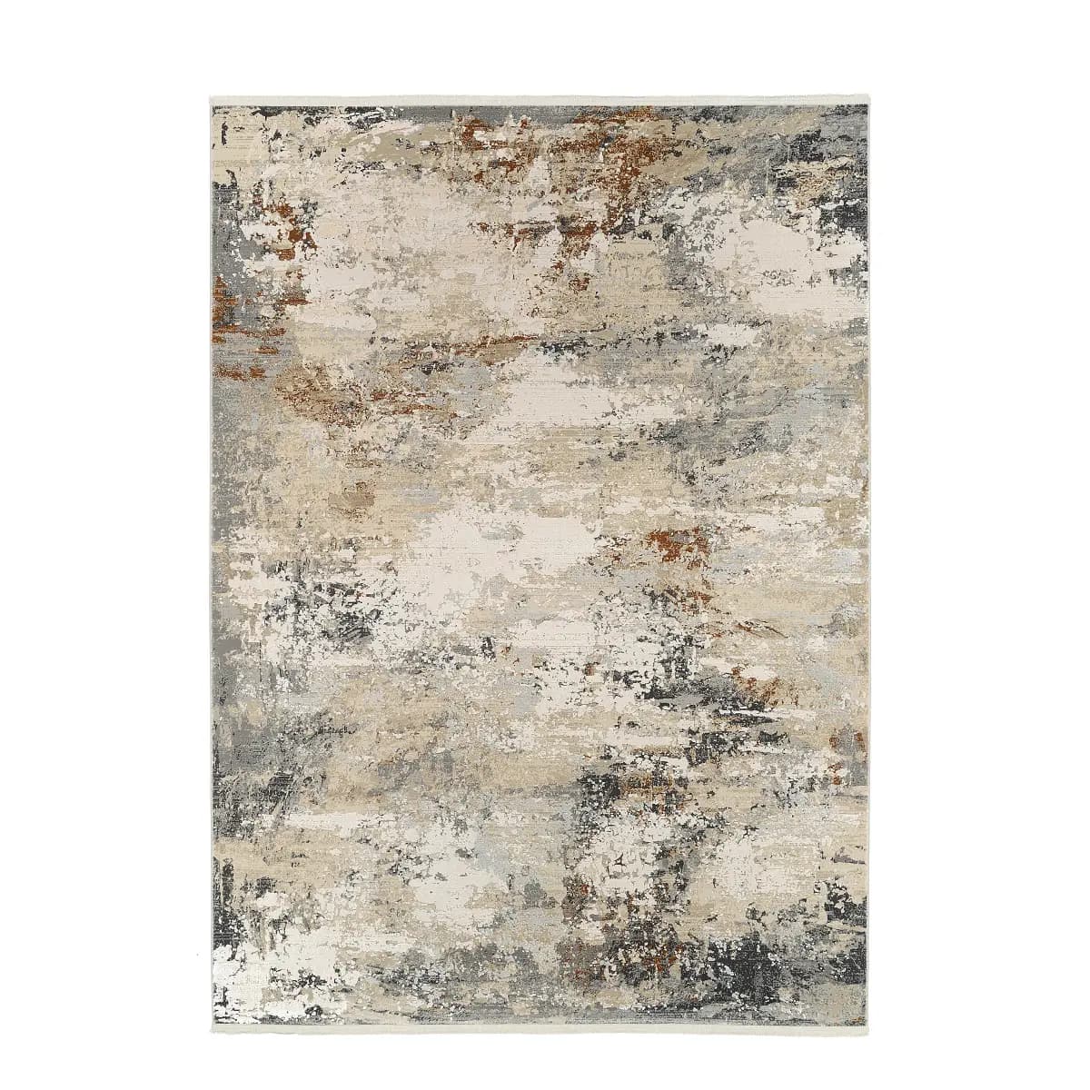 Kurzflorteppich Purissimo Armonia Grau/Beige 140 x 200cm | Grau