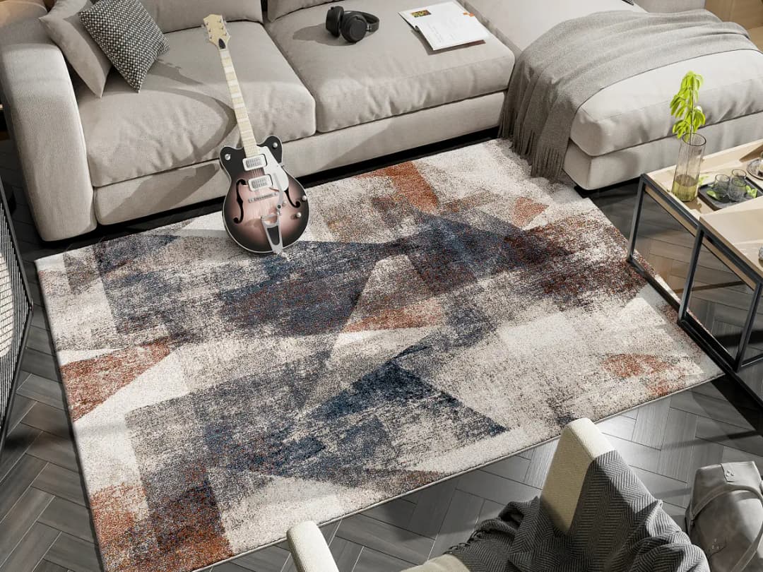 Kurzflorteppich Geometrica Tri Multicolor | Mehrfarbig