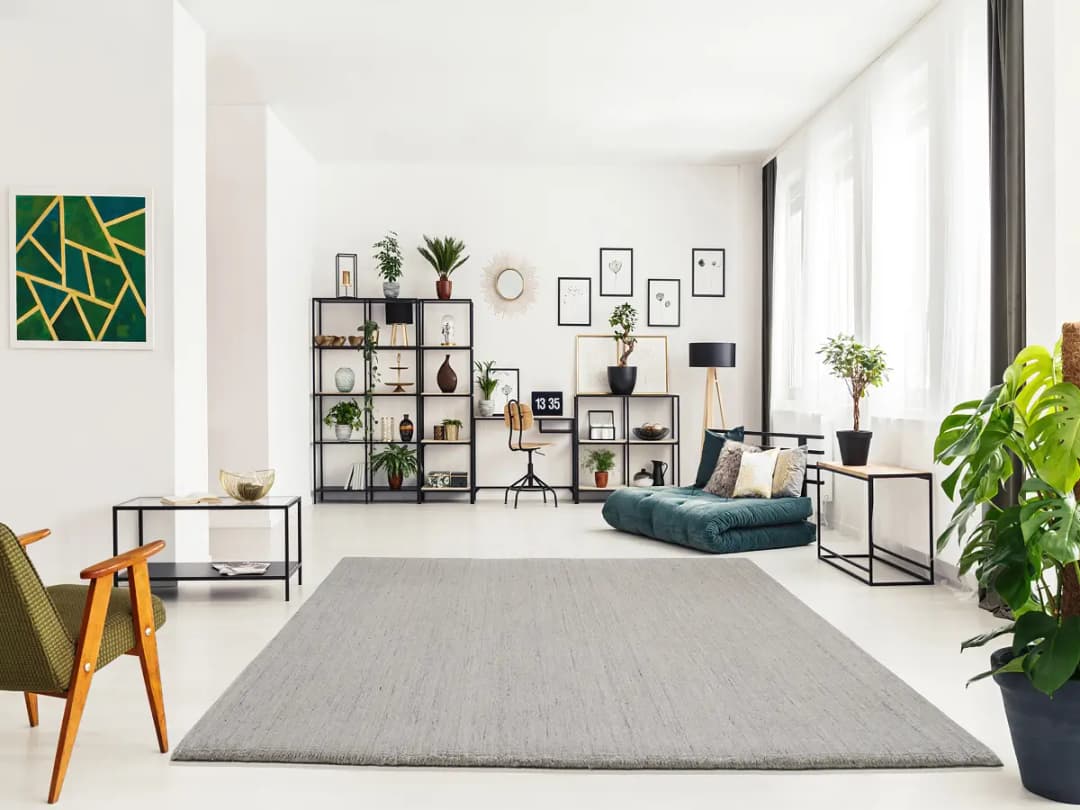 Wollteppich Lanabella | Grau