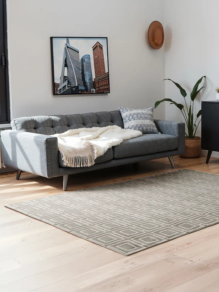 Kurzflorteppich Howlite | Mehrfarbig