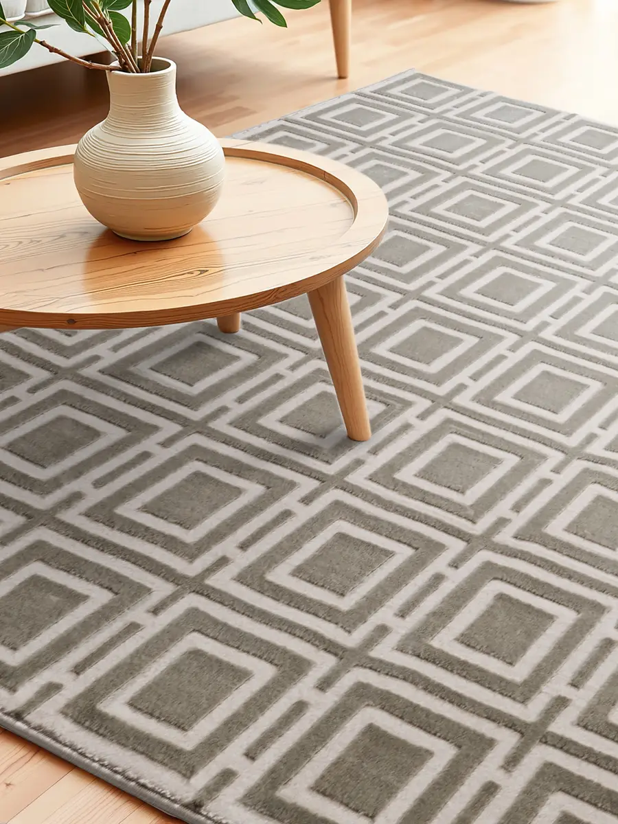 Kurzflorteppich Howlite | Mehrfarbig