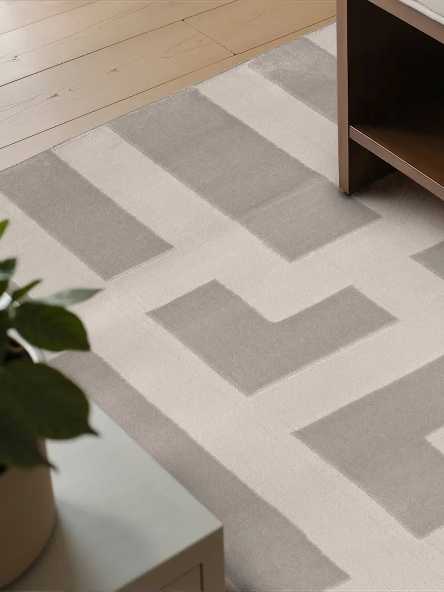 Kurzflorteppich Onyx | Beige