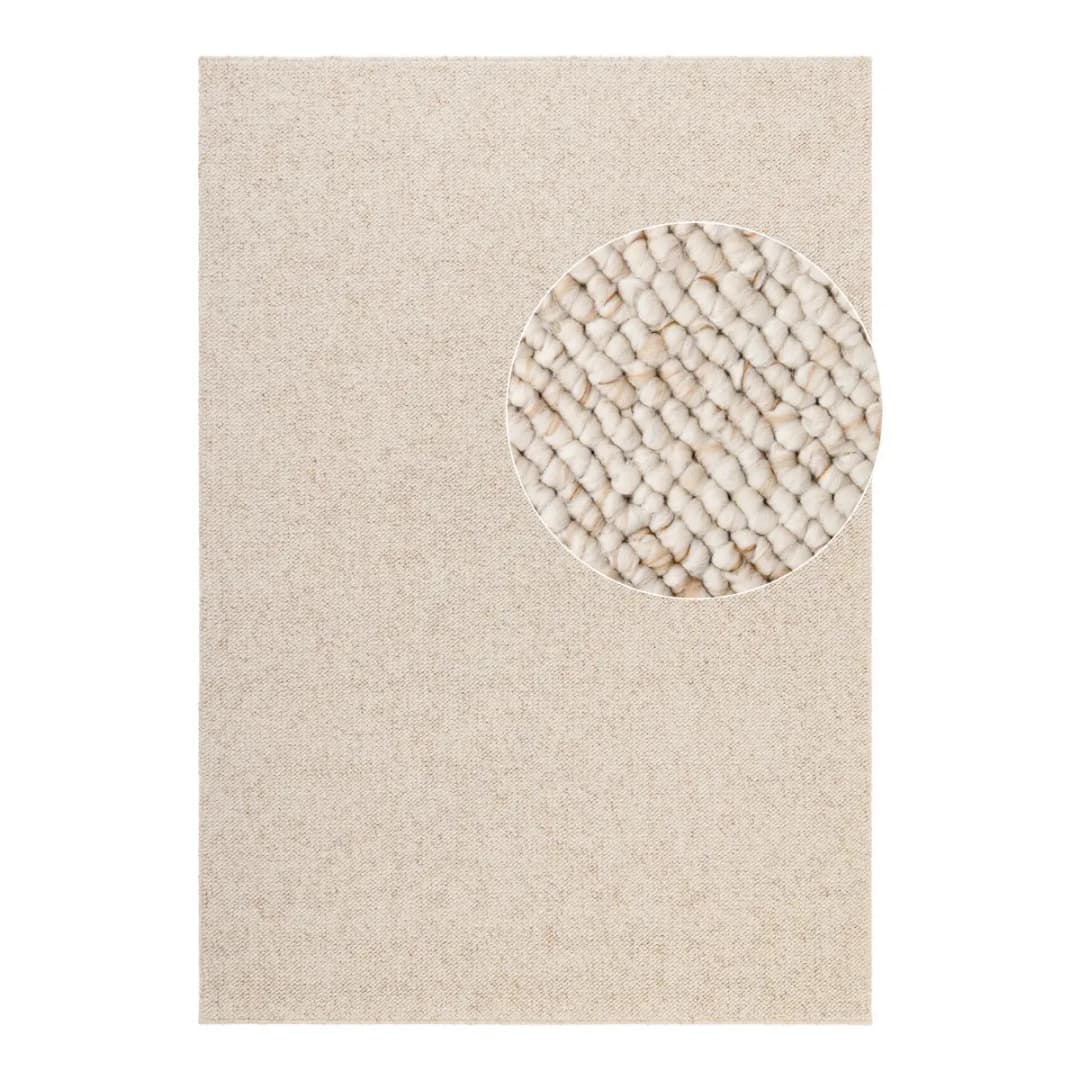 Kurzflorteppich Rocco | Beige