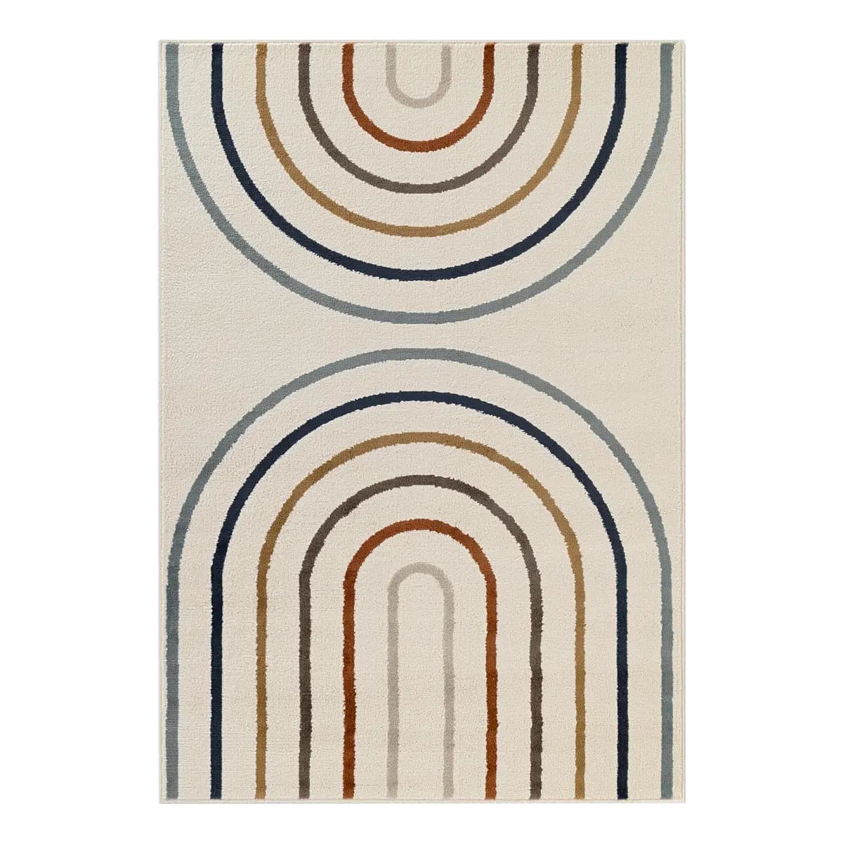 Kinderteppich Double Rainbow 160 x 235cm Beige | Beige