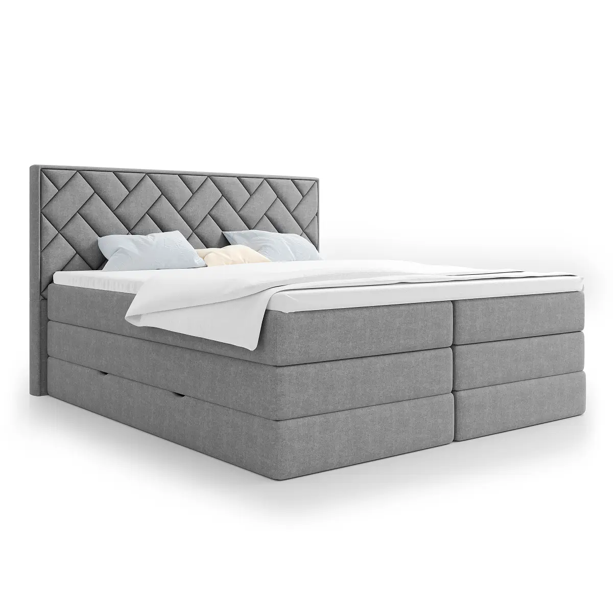 Boxspringbett Zaari | Grau