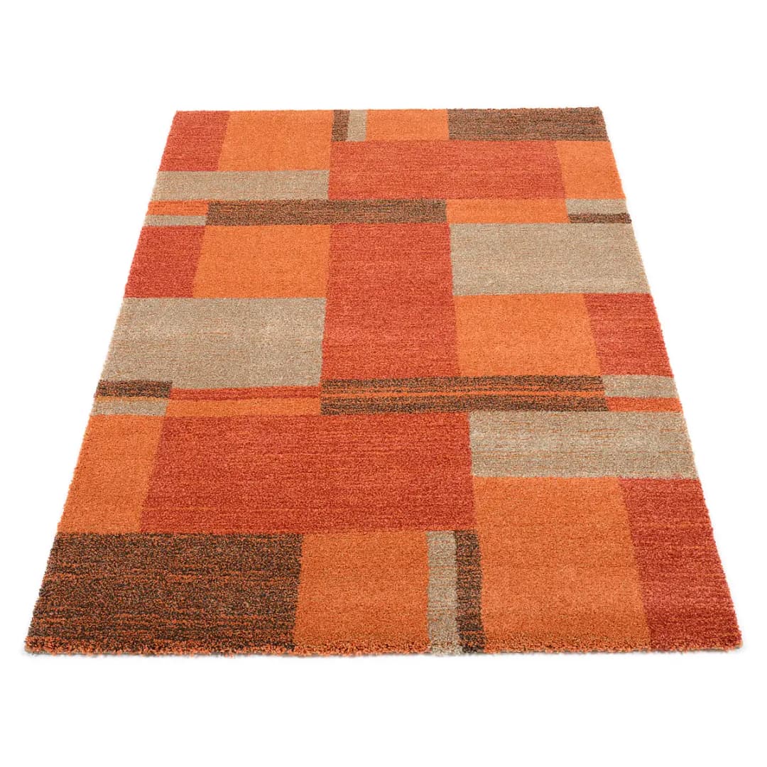 Läufer Orbitusia Box 80 x 300cm Orange/Braun/Terracotta
