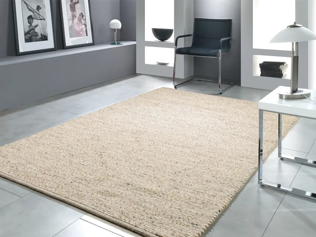 Wollteppich Vikinga | Beige