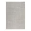 Hochflorteppich Plushia Uni 140 x 200cm Grau | Grau