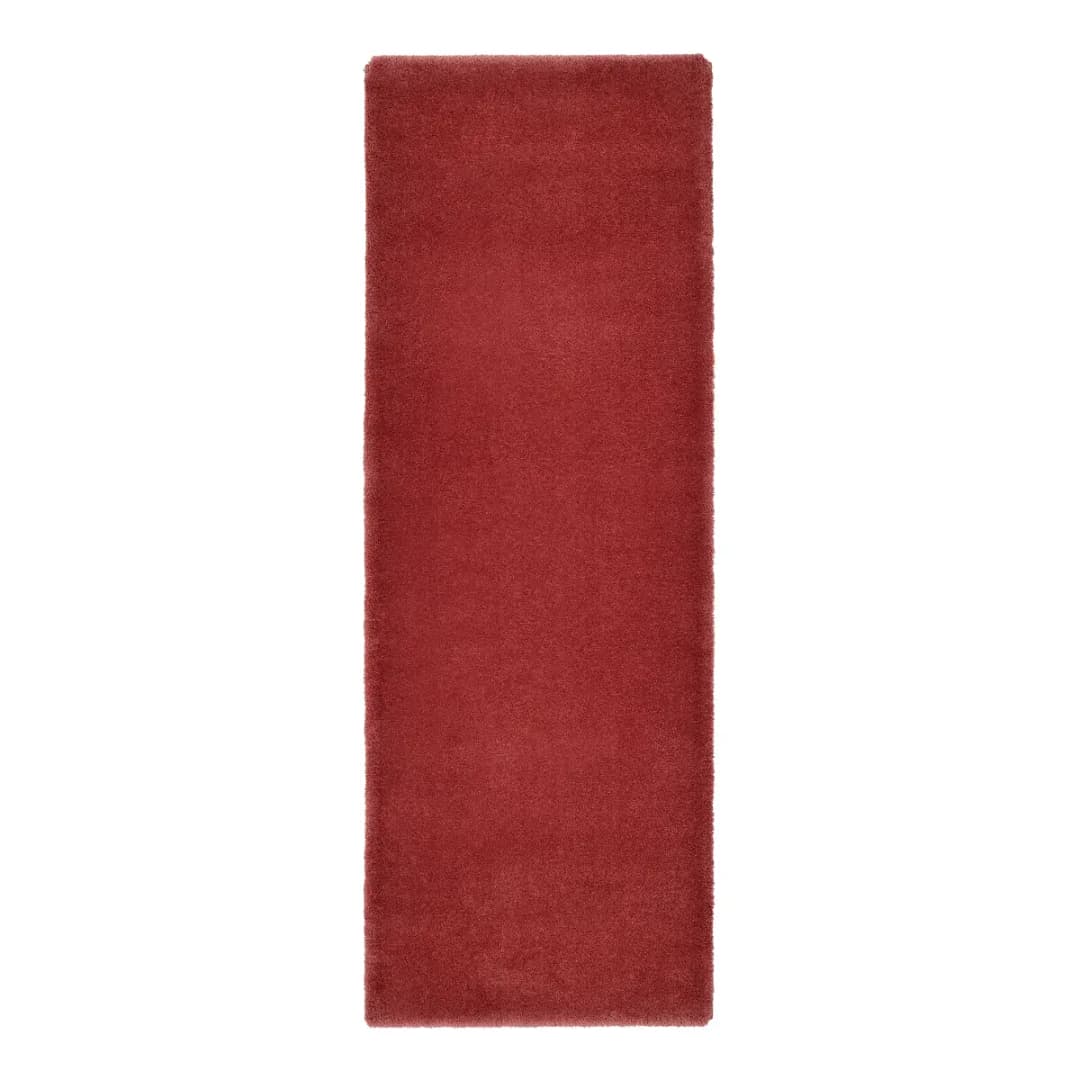 Läufer Plushia Uni 80 x 250cm Rot | Rot