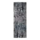 Läufer Echo Stream 80 x 300cm Blau/Grau/Grau/Petrol | Grau