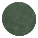 Kurzflorteppich Moss Mono rund Grün/Grün Ø 240cm Polypropylen