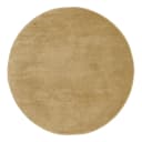 Kurzflorteppich Moss Mono rund | Gold