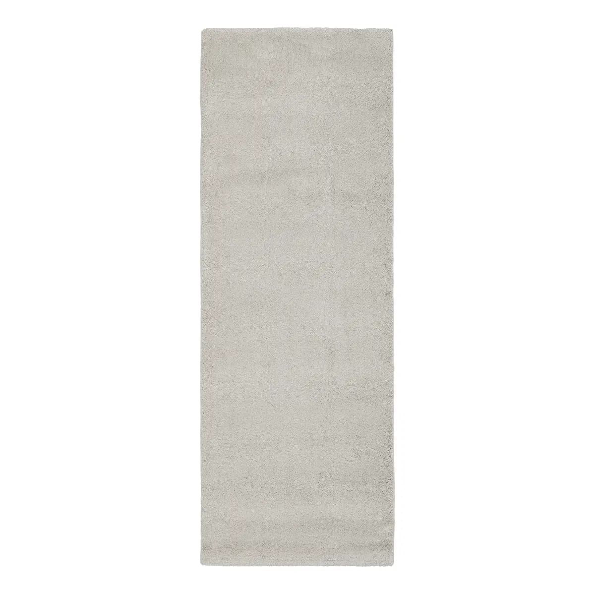 Läufer Moss Mono 80 x 200cm Weiß/Altweiß | Weiß
