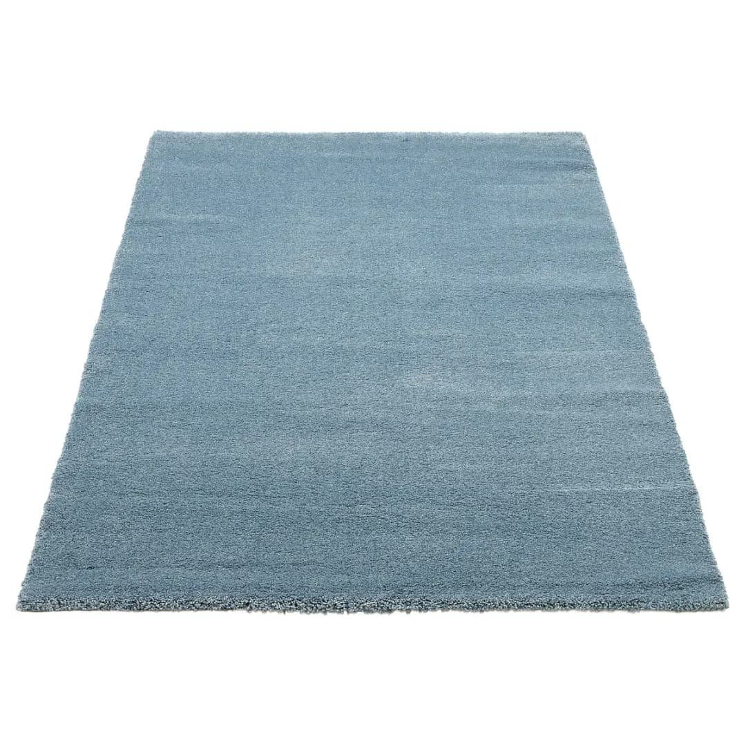 Kurzflorteppich Moss Mono | Blau