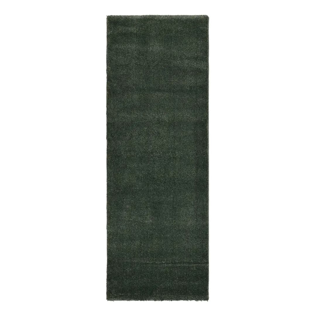 Läufer Moss Mono 80 x 200cm Grün/Grün | Grün