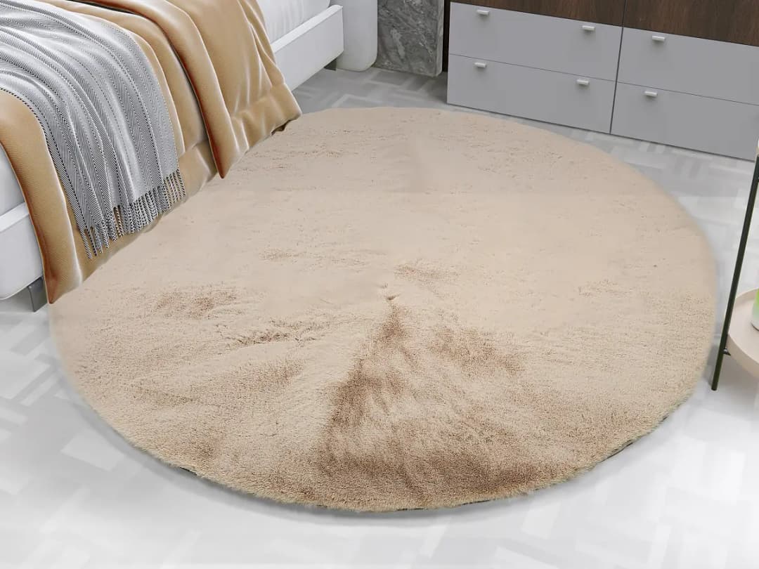 Kunstfellteppich Lavabile Soft | Beige