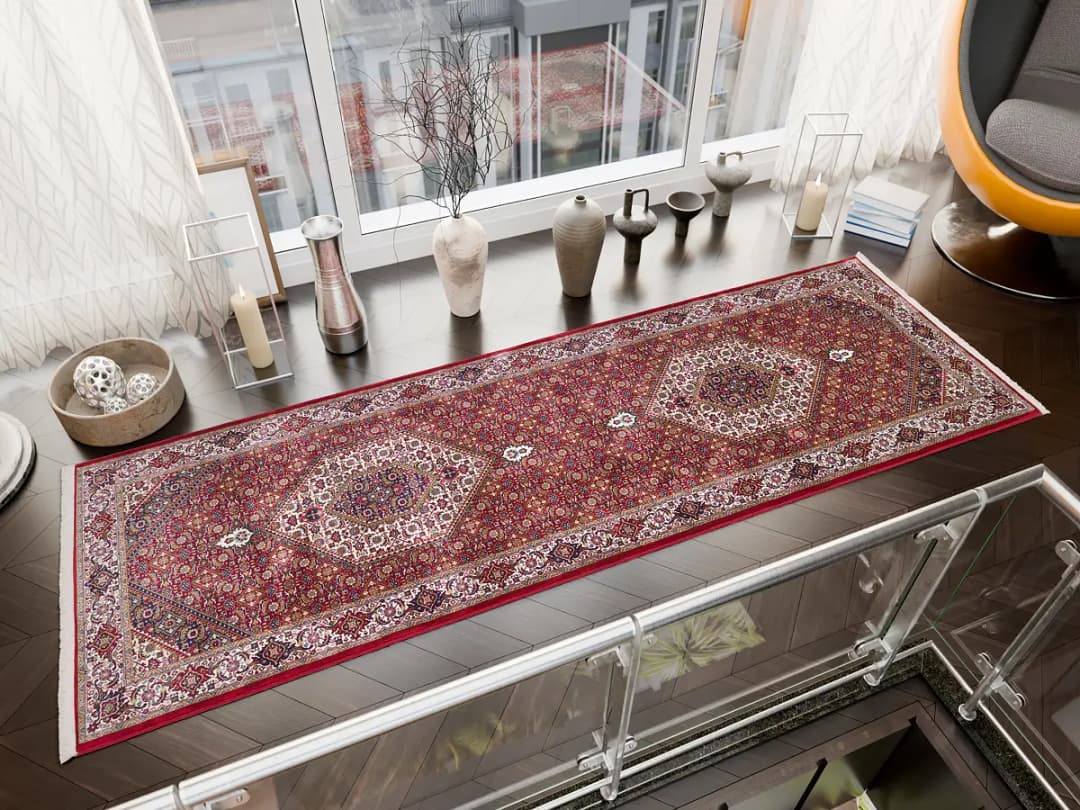 Läufer Caravansary 80 x 300cm Rot/Rot | Rot