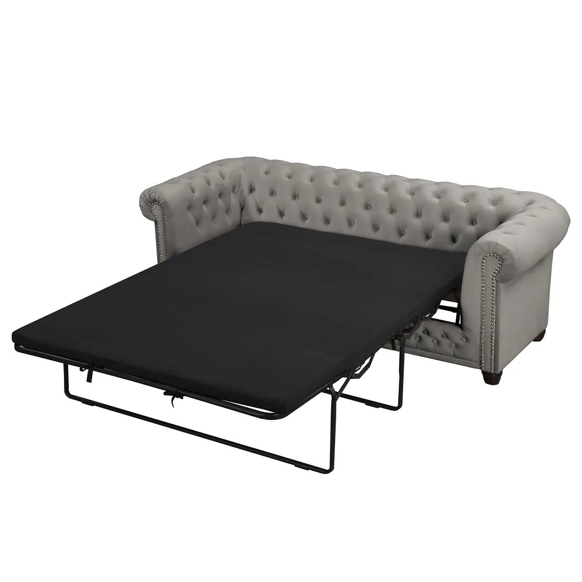 kollected 3-Sitzer Sofa Grau/Taupe Samt Ravi | Grau