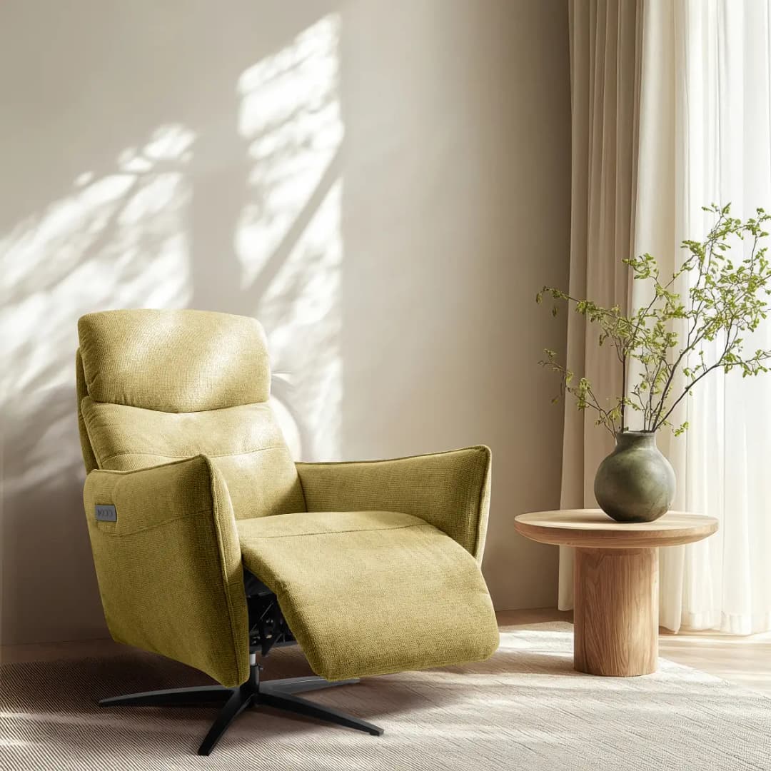 Studio Copenhagen Relaxsessel Clerke Grün Webstoff Aranja | Grün