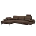 Ecksofa AMIAN | Braun