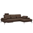 Ecksofa AMIAN | Braun