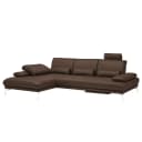 Ecksofa AMIAN | Braun