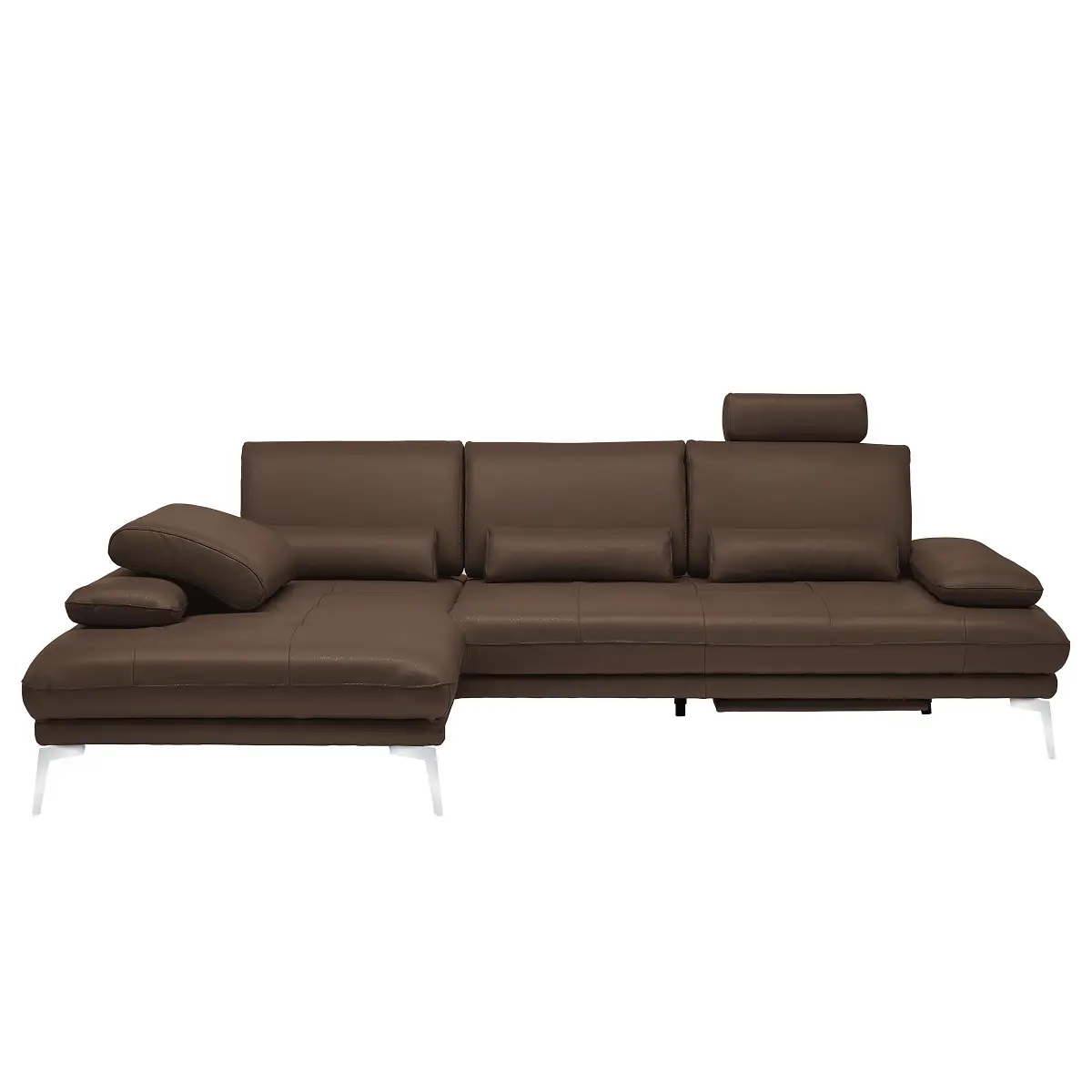 Ecksofa AMIAN | Braun