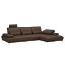 Ecksofa AMIAN | Braun