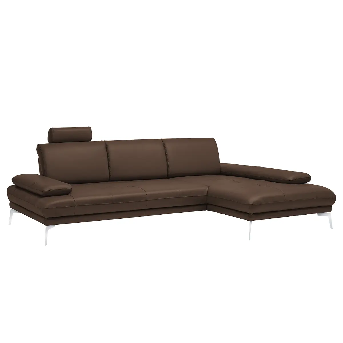 Ecksofa AMIAN | Braun