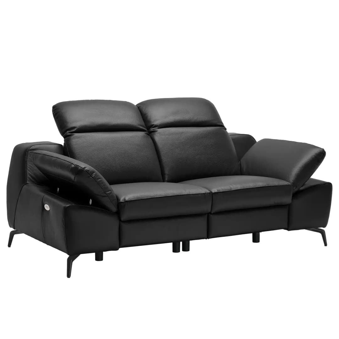 Fredriks 2-Sitzer Sofa Domna | Schwarz