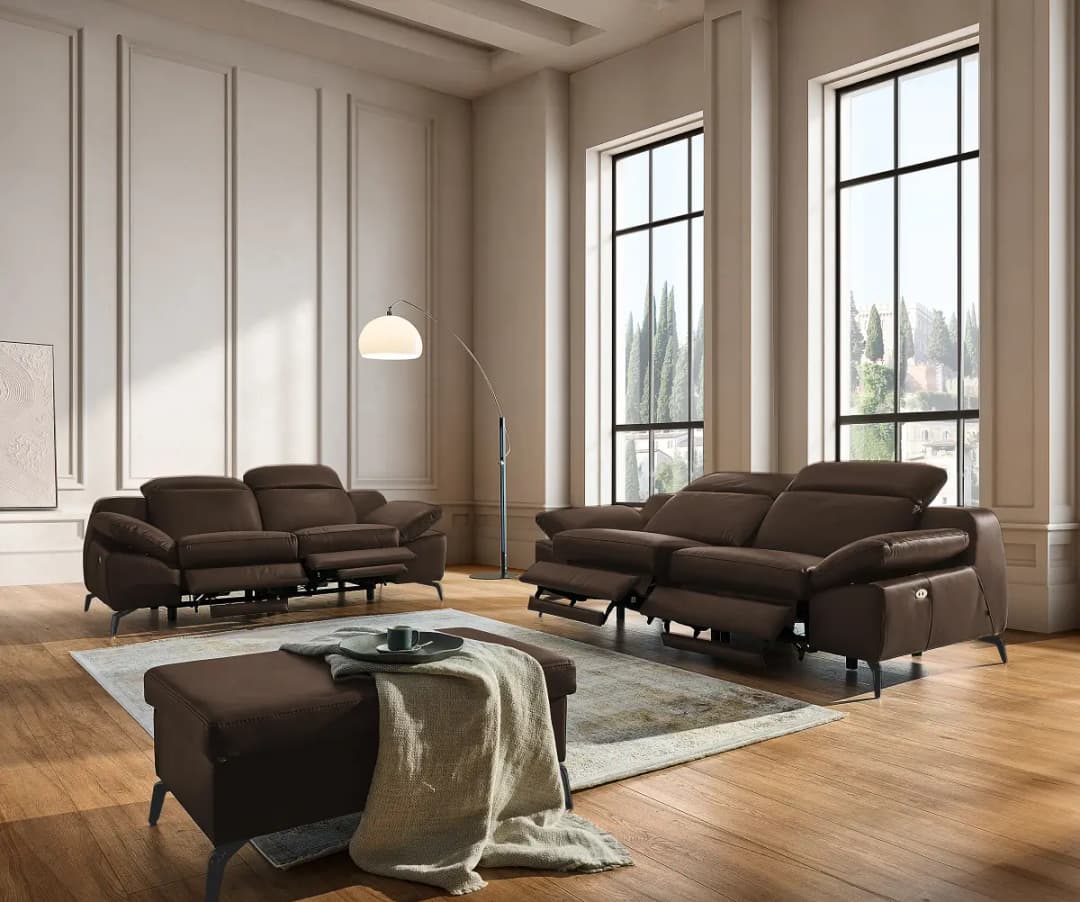 Fredriks 2-Sitzer Sofa Domna | Braun