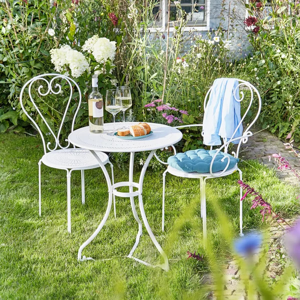 Gartenmöbel-Set CENTURY 3-tlg. II | Weiß