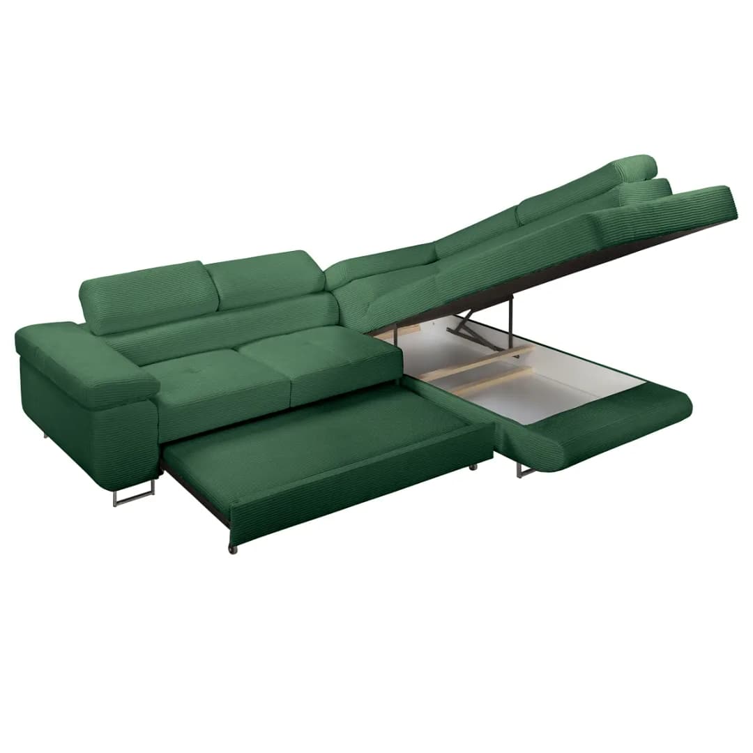 Ecksofa ANBERA | Grün