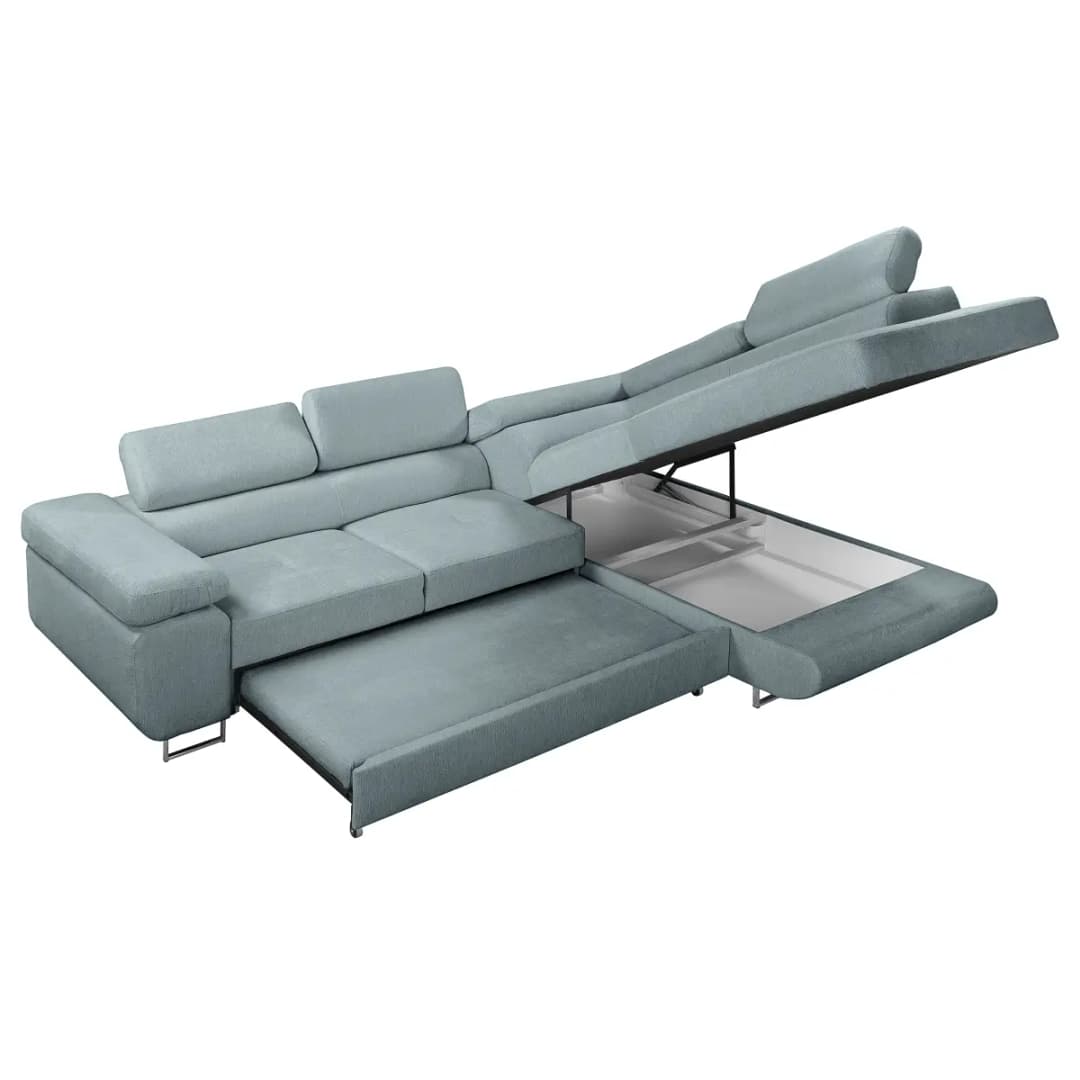 Ecksofa ANBERA | Blau