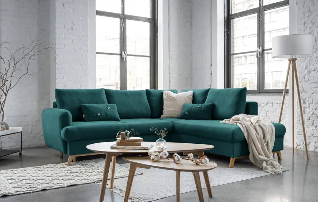 Mørteens Ecksofa Marisa | Blau