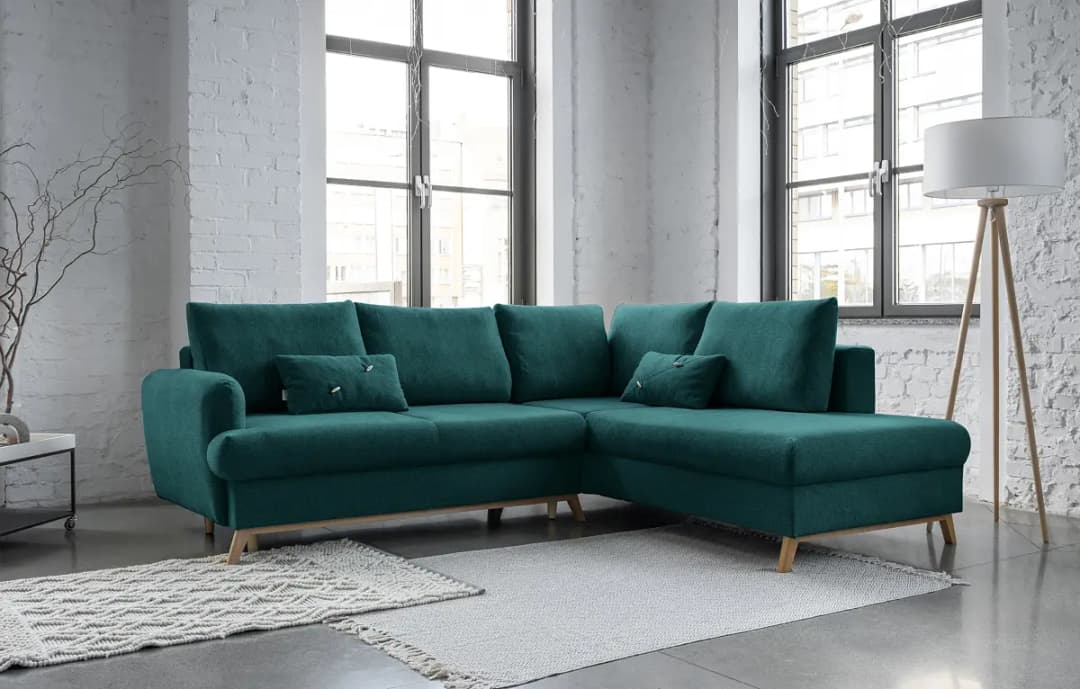 Mørteens Ecksofa Marisa | Blau