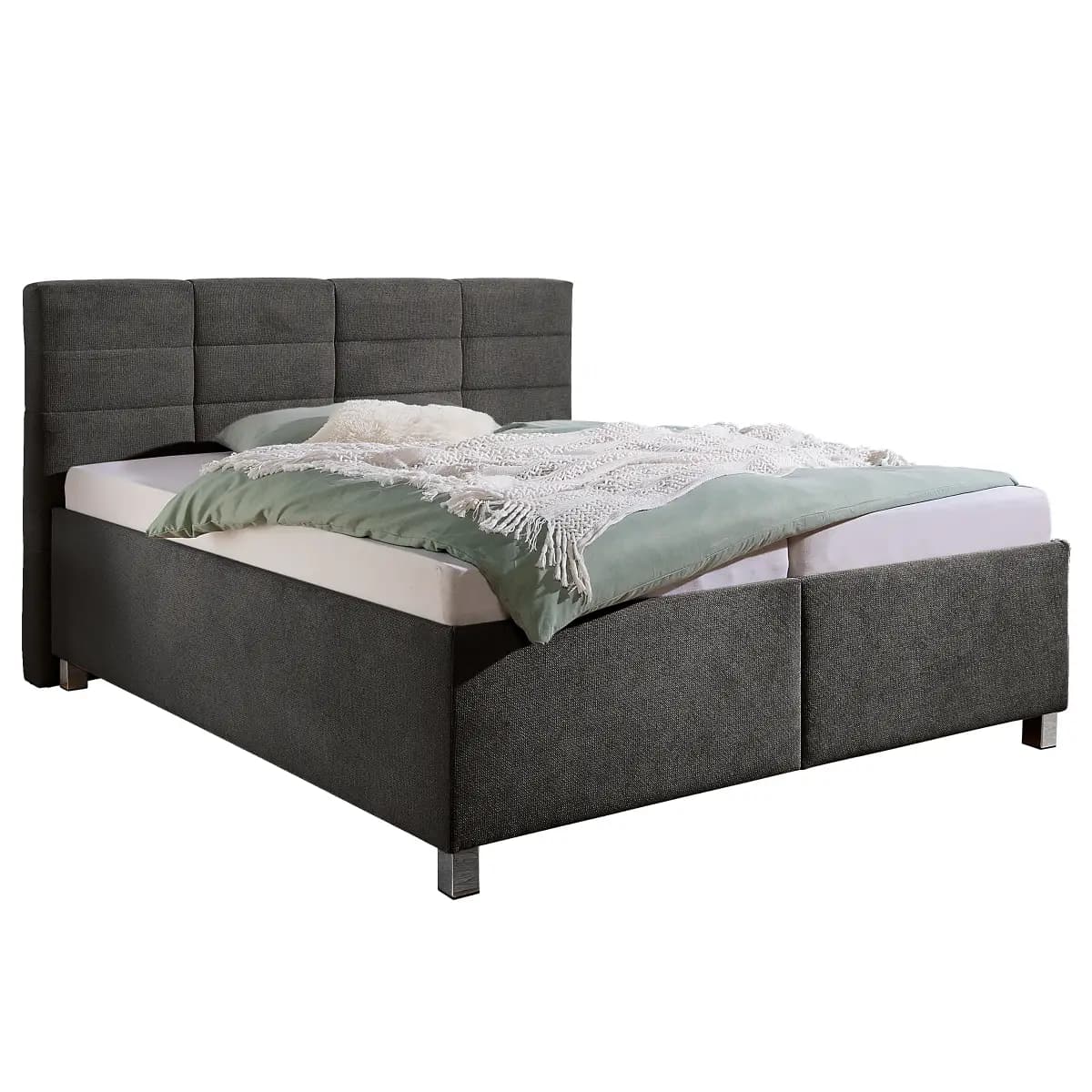 loftscape Polsterbett Belameda mit Matratze 160 x 200cm Strukturstoff