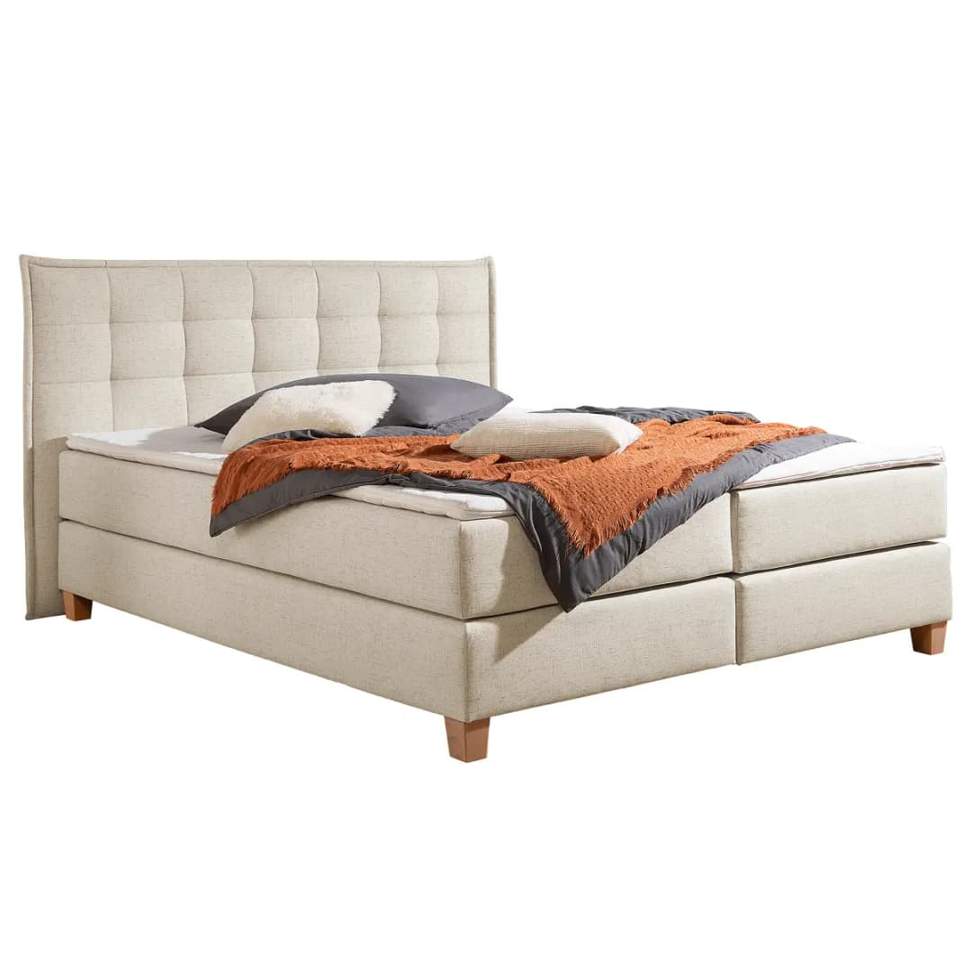 Boxspringbett Elevato | Beige