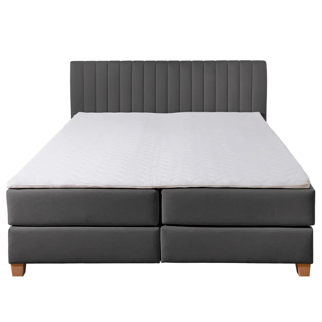 Boxspringbett Montini 180 x 200cm | Grau