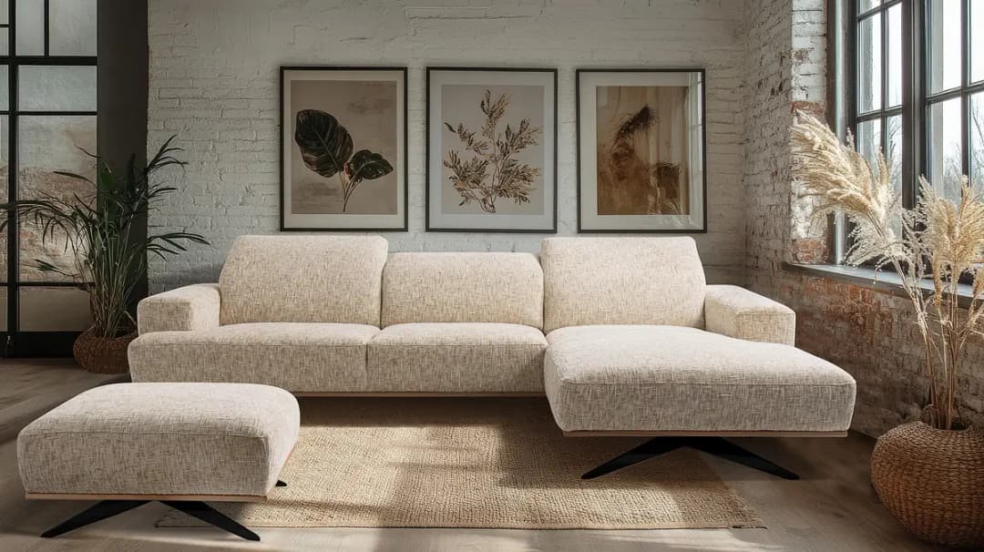 Studio Copenhagen Ecksofa Trinu | Beige