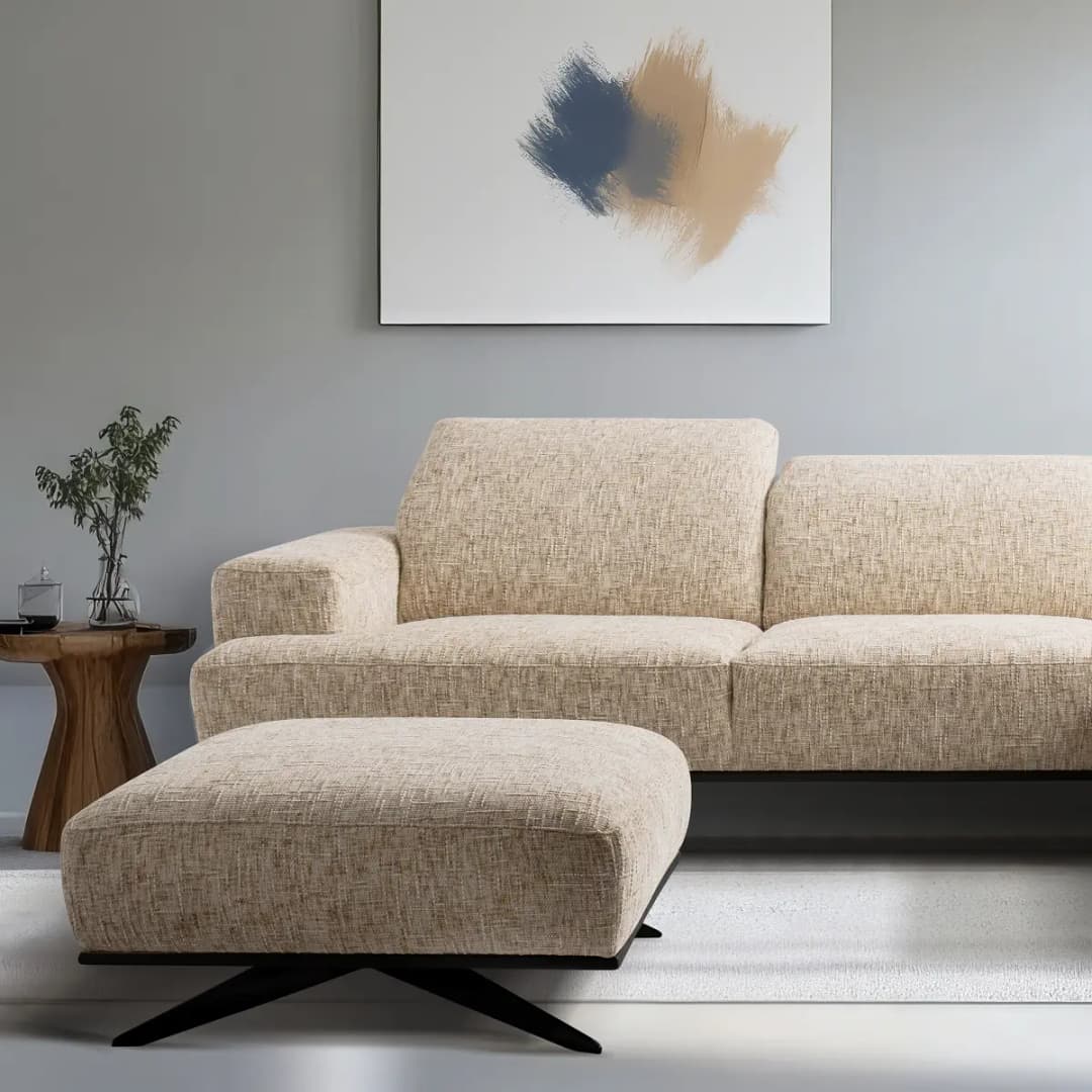 Studio Copenhagen Polsterhocker Trinu | Beige
