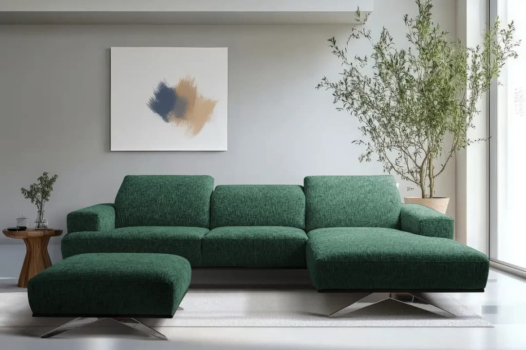 Studio Copenhagen Ecksofa Trinu | Grün