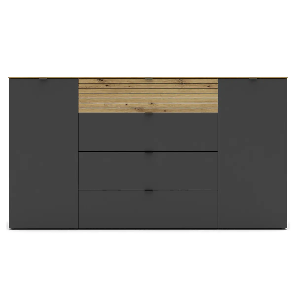 loftscape Sideboard mit Absetzung | Grau