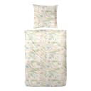 Mako-Satin-Bettwäsche Pastel Paisley | Beige
