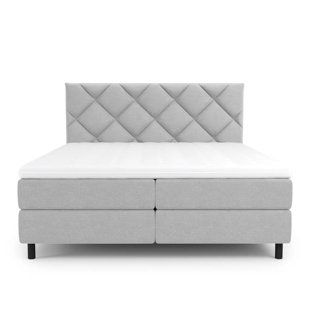 Boxspringbett Curgen | Grau