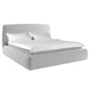 Polsterbett Padley 140 x 200cm Chenille Pelagia Grau | Grau