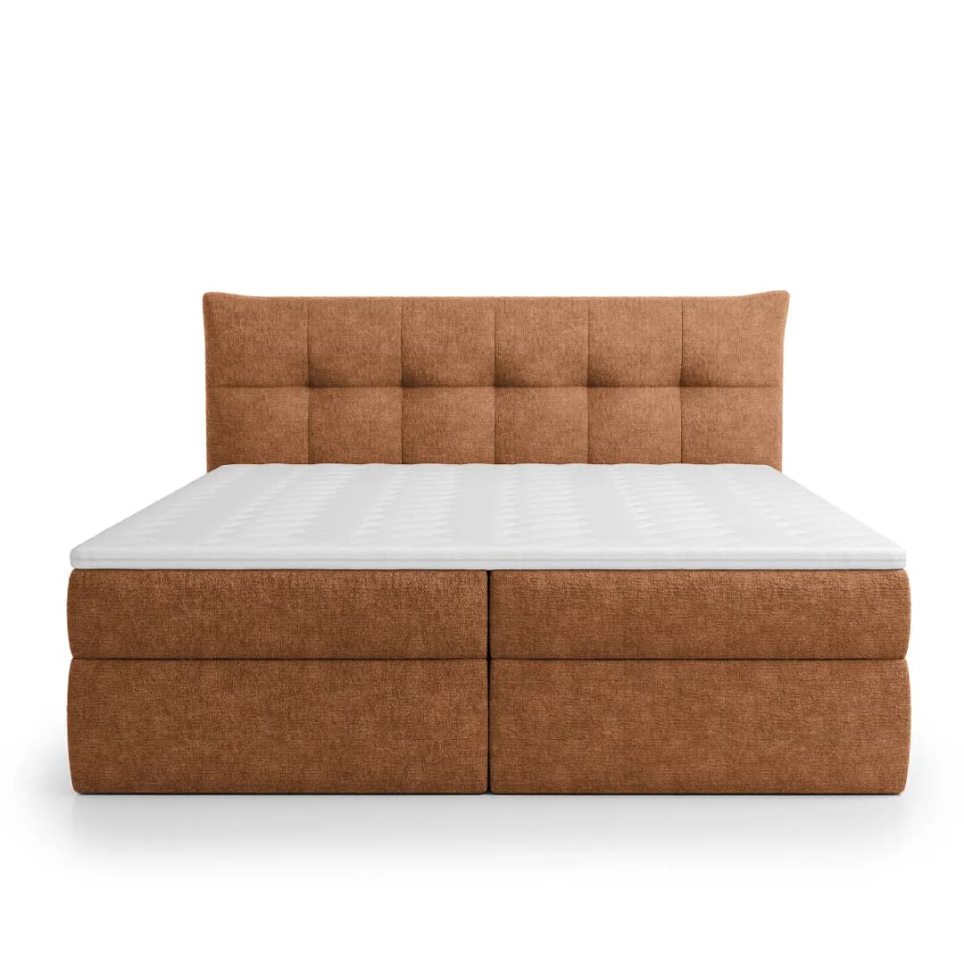Loftscape Boxspringbett Primes 140 x 200cm Chenille Pelagia Beige