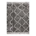 Flair Rugs Hochflorteppich Riad Berber 160 x 230cm Grau | Grau
