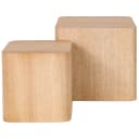 Beistelltisch Square 2er-Set | Braun